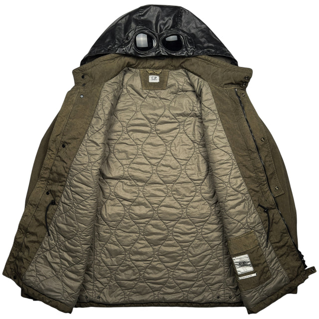 C.P. Company Quartz Goggle Jacket - Khaki / Black