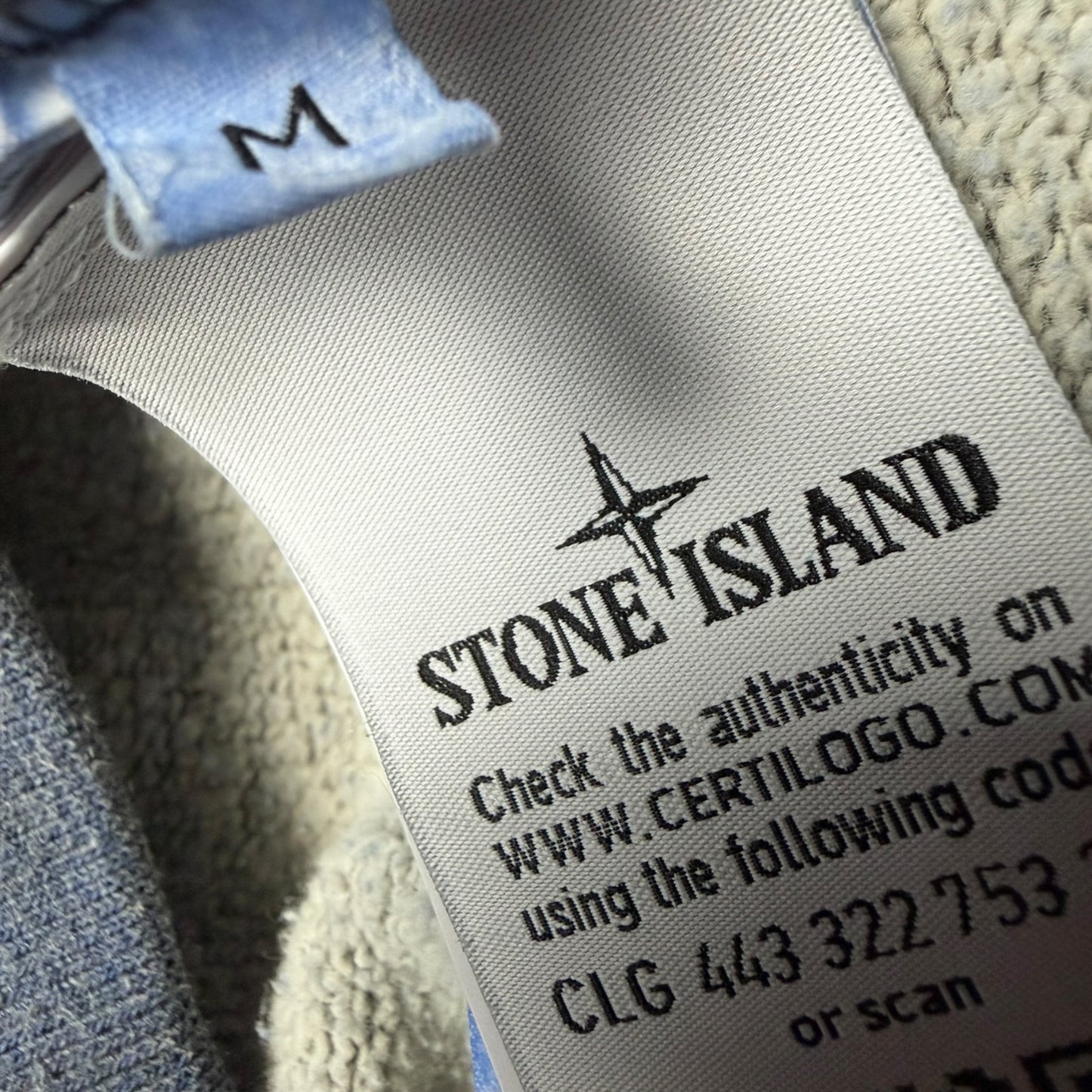 A/W 20 Stone Island Dust Colour Treatment Hoodie - Blue