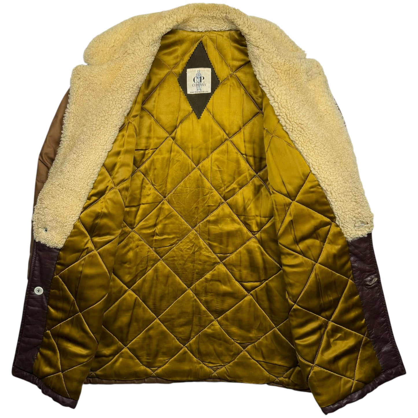 A/W 82 C.P. Company Leather Shearling Coat