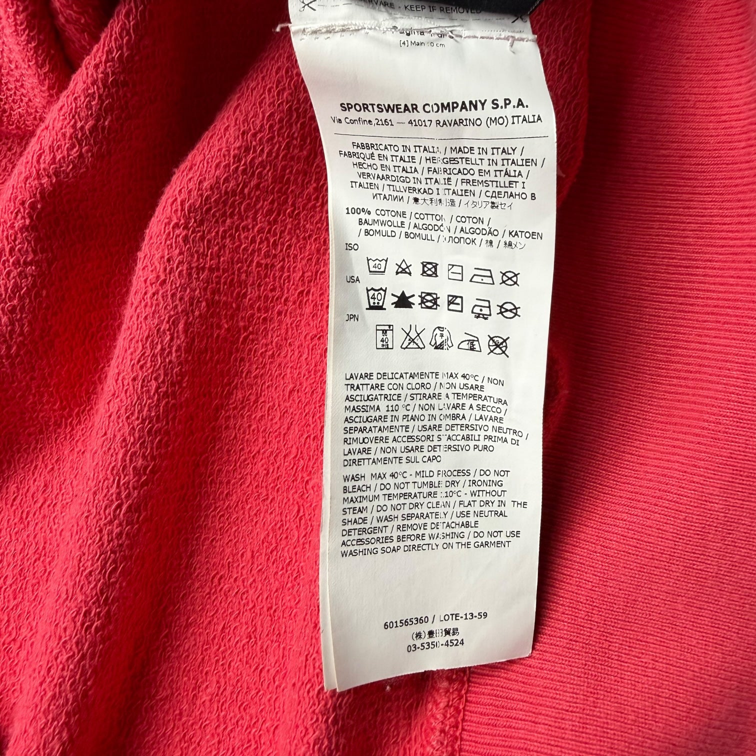 S/S 14 Stone Island Crewneck Sweater - Pink