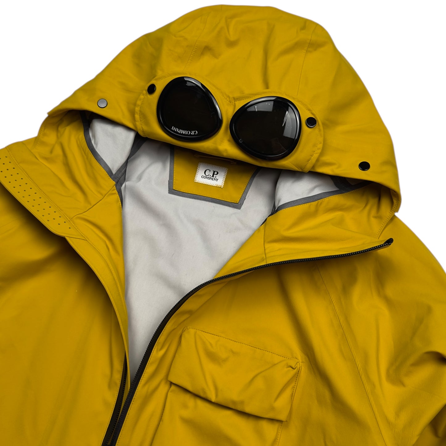 C.P. Company Gore-Tex Infinium Goggle Jacket - Yellow