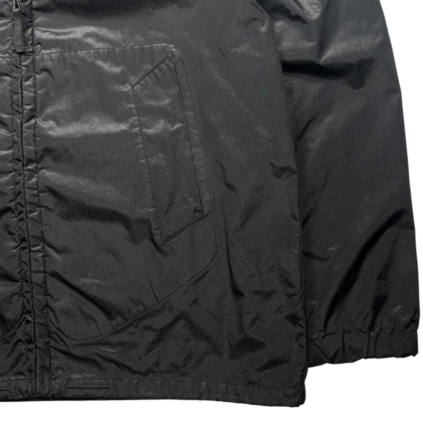 A/W 08 Stone Island Nylon Metal Flock Jacket - Black