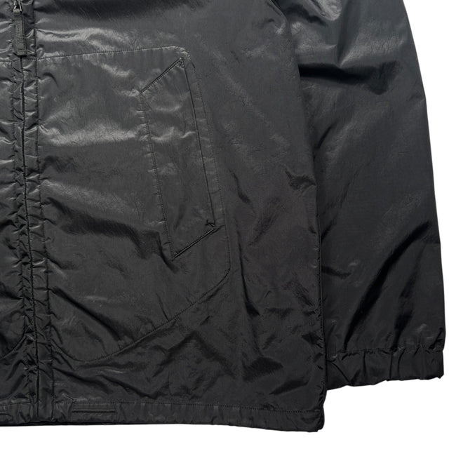 A/W 08 Stone Island Nylon Metal Flock Jacket - Black