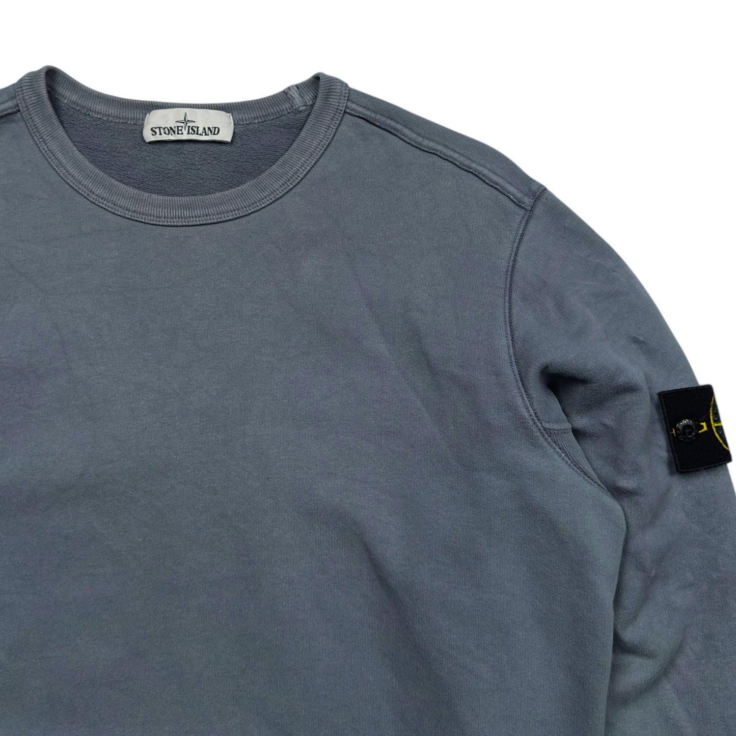 A/W 19 Stone Island Crewneck Sweater - Grey Blue