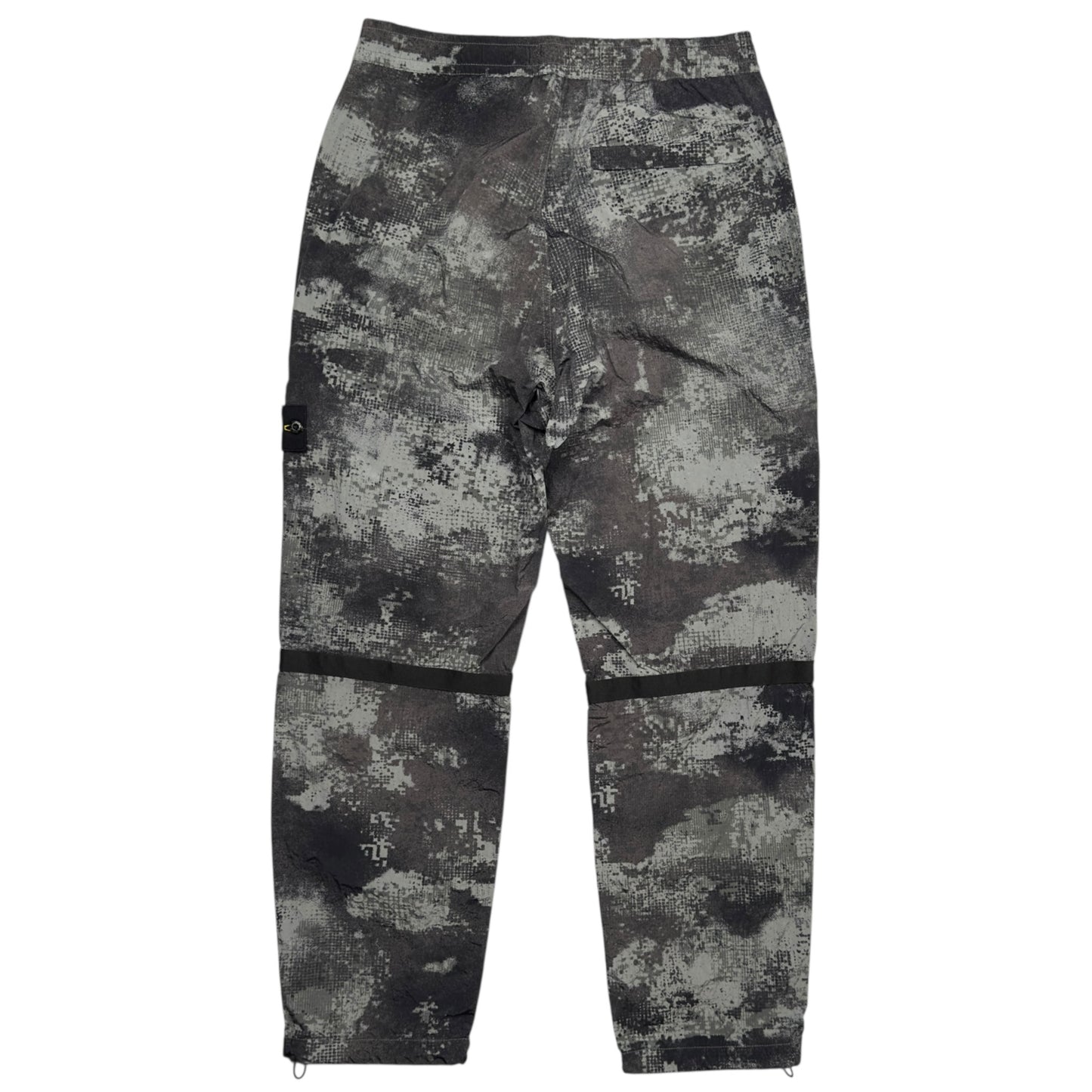 S/S 24 Stone Island Dissolving Grid Camo Trousers