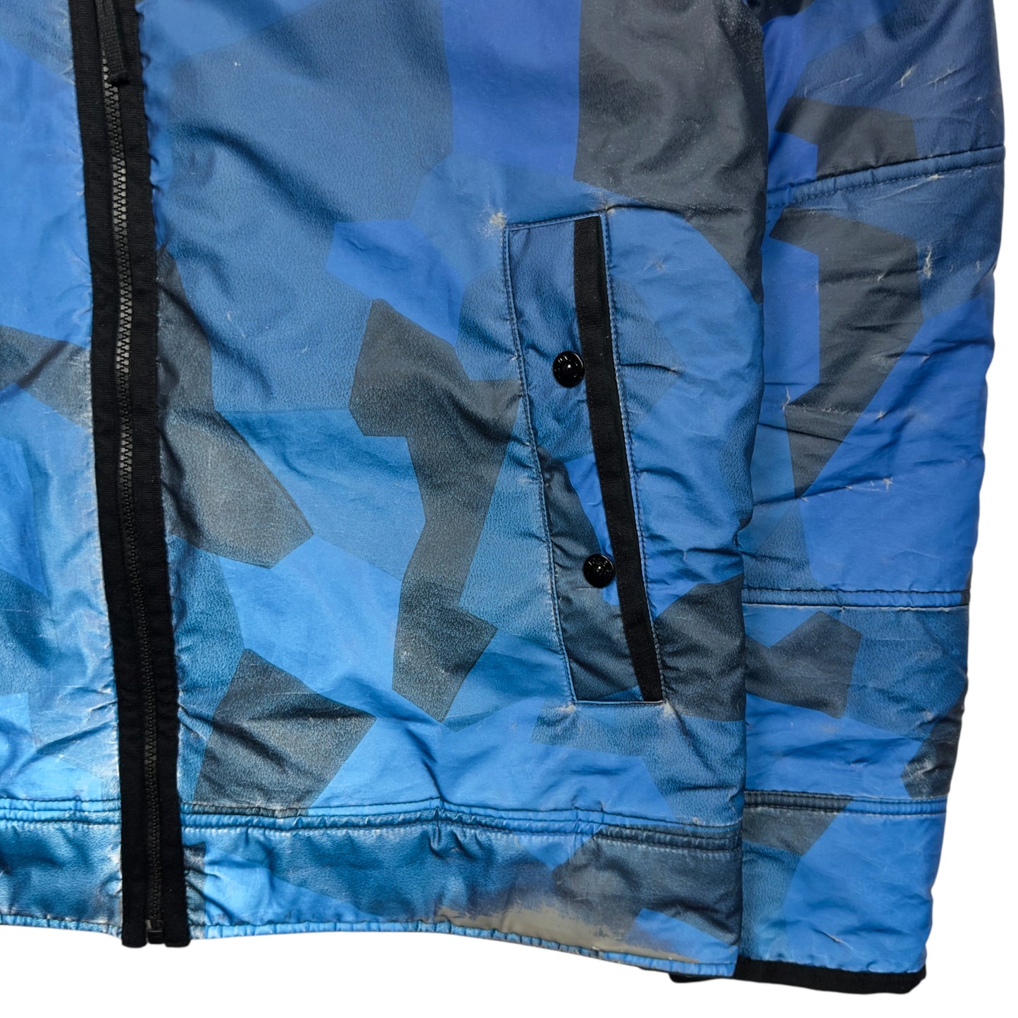 A/W 12 Stone Island Reflective Camouflage Jacket - Blue