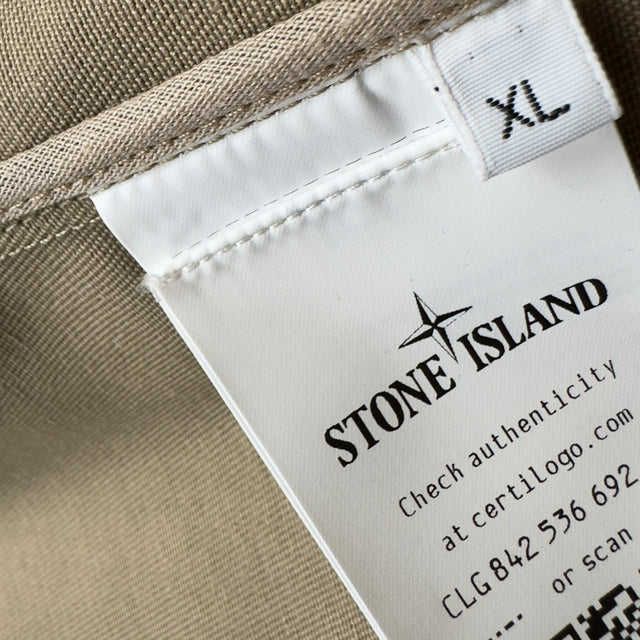 S/S 23 Stone Island Workwear R Gabardine 3/1 Biker Jacket