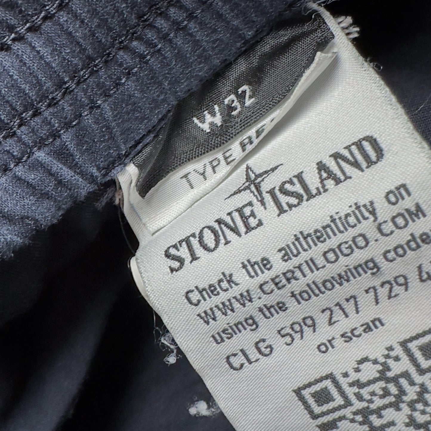 S/S 18 Stone Island Ghost Cargo Trousers - Navy