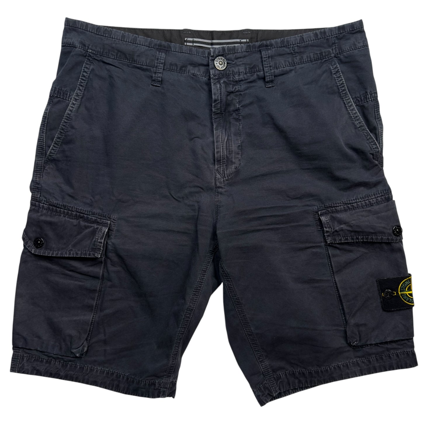 S/S 21 Stone Island Cotton Cargo Shorts 32 SL