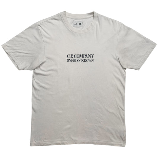 C.P. Company x One Block Down T-Shirt - Off White