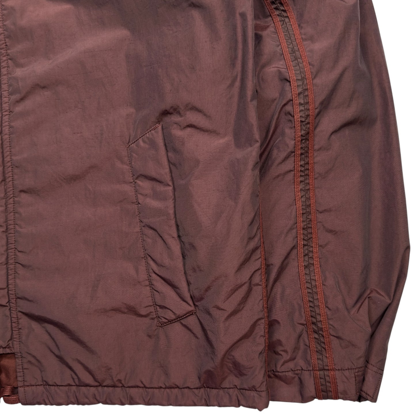A/W 02 Stone Island Cotton Nylon Jacket - Burgundy