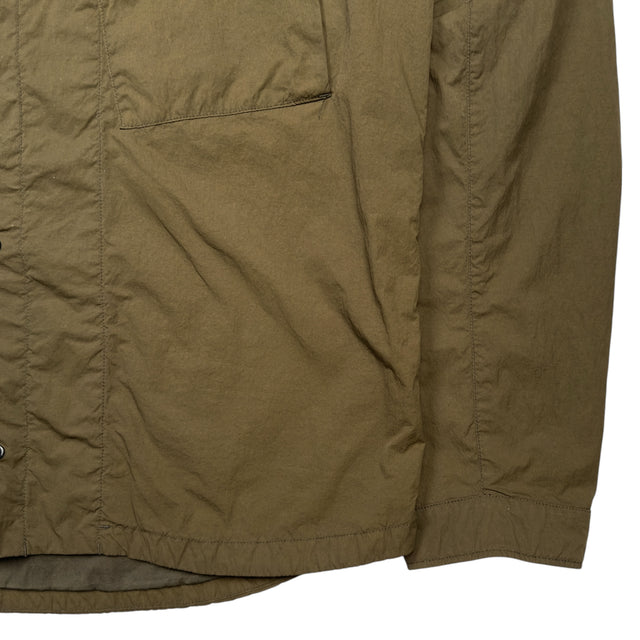 C.P. Company Microreps Nylon Overshirt – Khaki