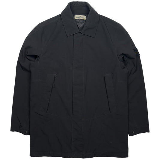 A/W 20 Stone Island Soft Shell Primaloft Car Coat - Black