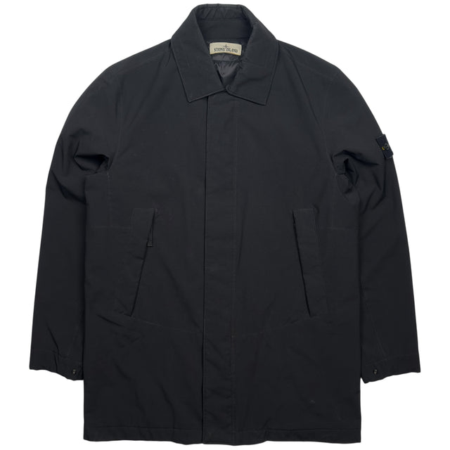 A/W 20 Stone Island Soft Shell Primaloft Car Coat - Black