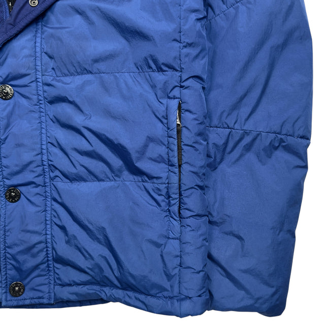 A/W 15 Stone Island Crinkle Reps NY Down Puffer Jacket - Cobalt Blue