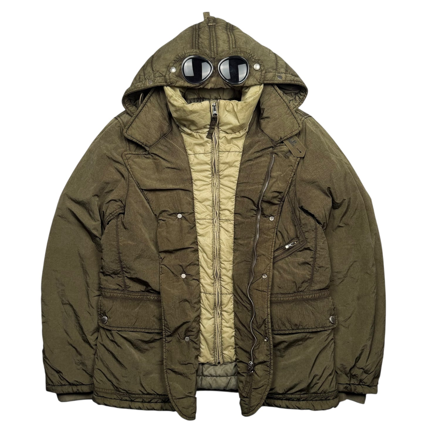 C.P. Company Frosted Nylon Goggle Jacket