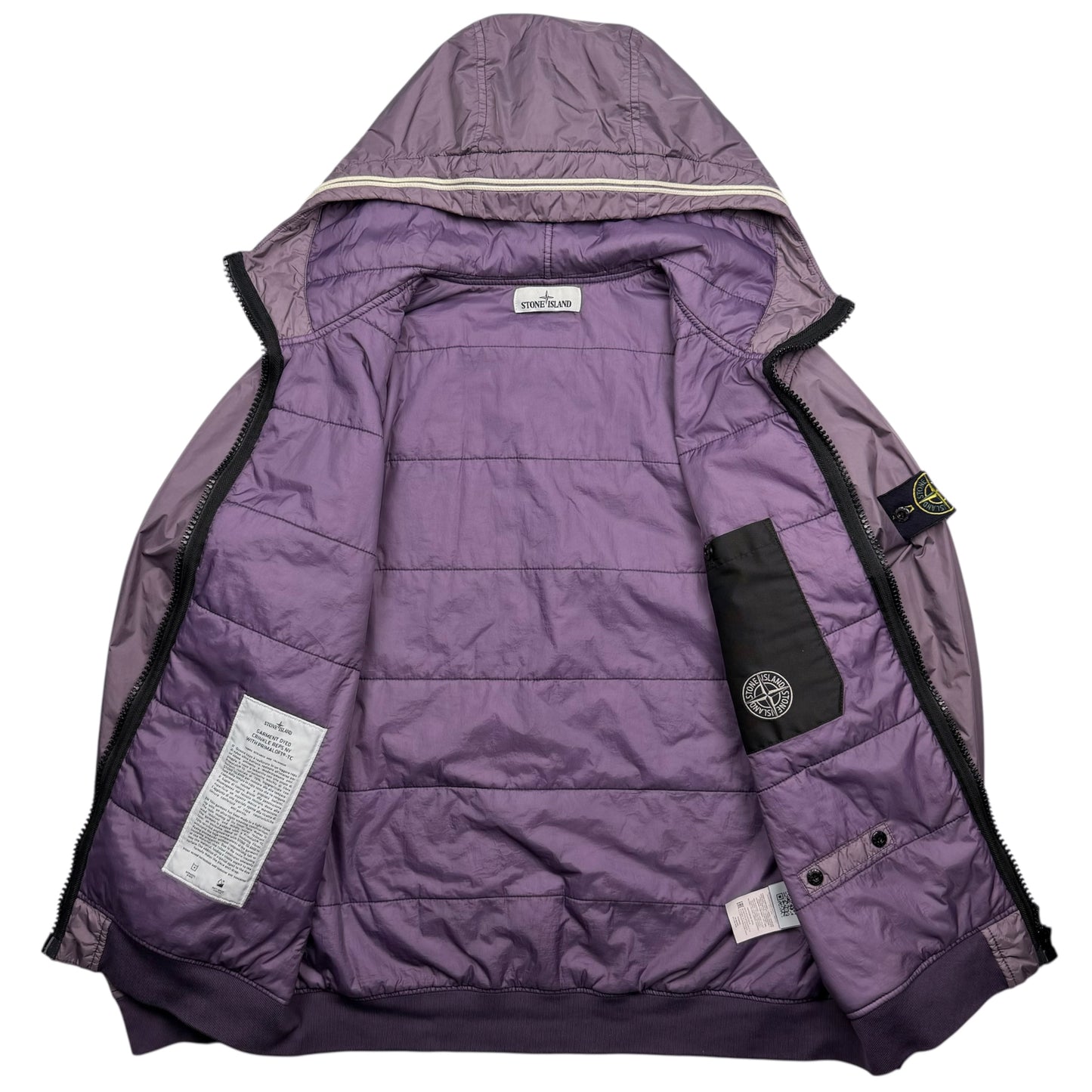 A/W 20 Stone Island Crinkle Reps R-NY with Primaloft Jacket - Purple