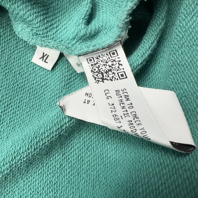 C.P. Company Diagonal Fleece Lens Hoodie - Green