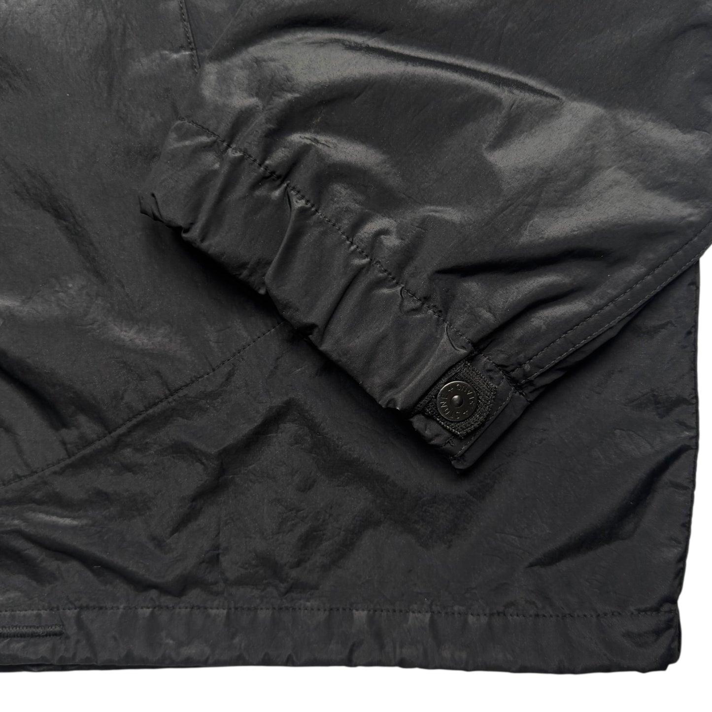 A/W 08 Stone Island Nylon Metal Flock Jacket - Black