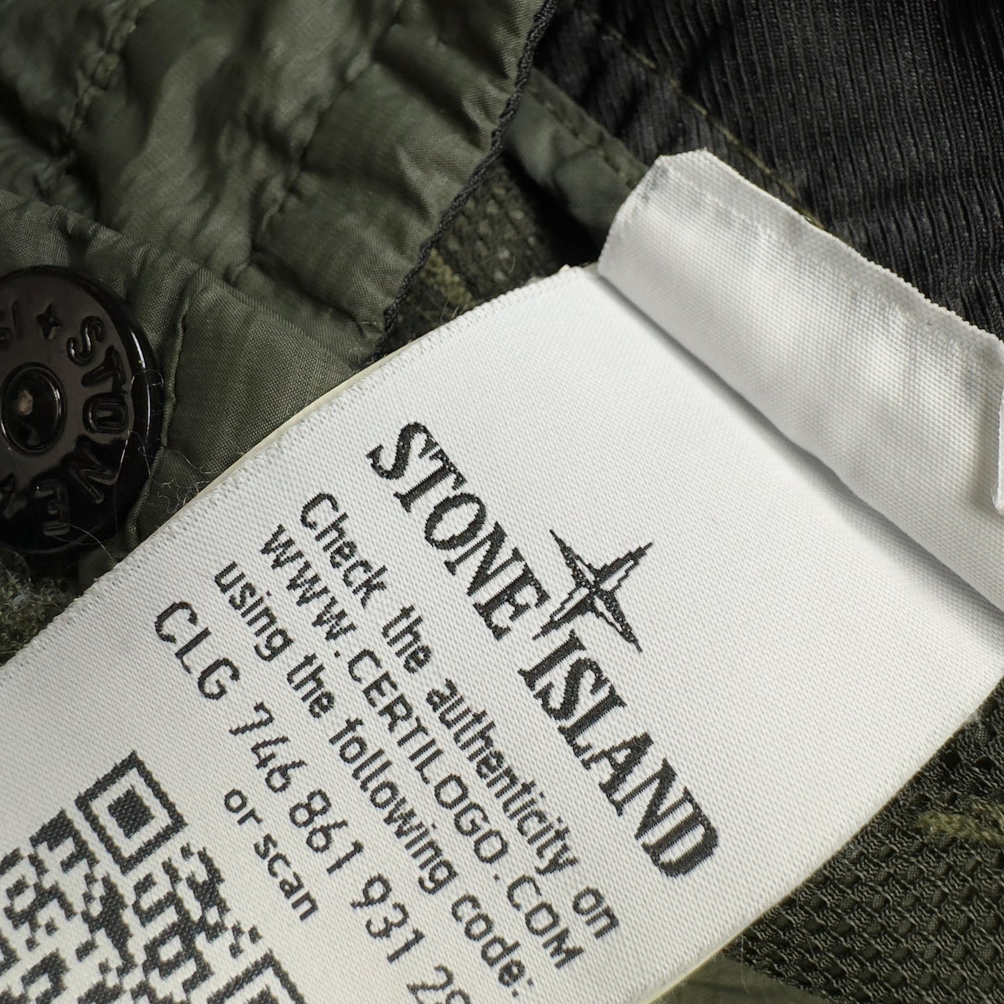 S/S 20 Stone Island Seersucker Nylon Cargo Trousers