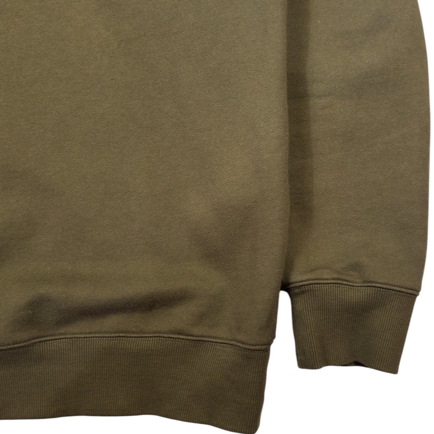 C.P. Company Spellout Chest Logo Crewneck Sweater - Khaki
