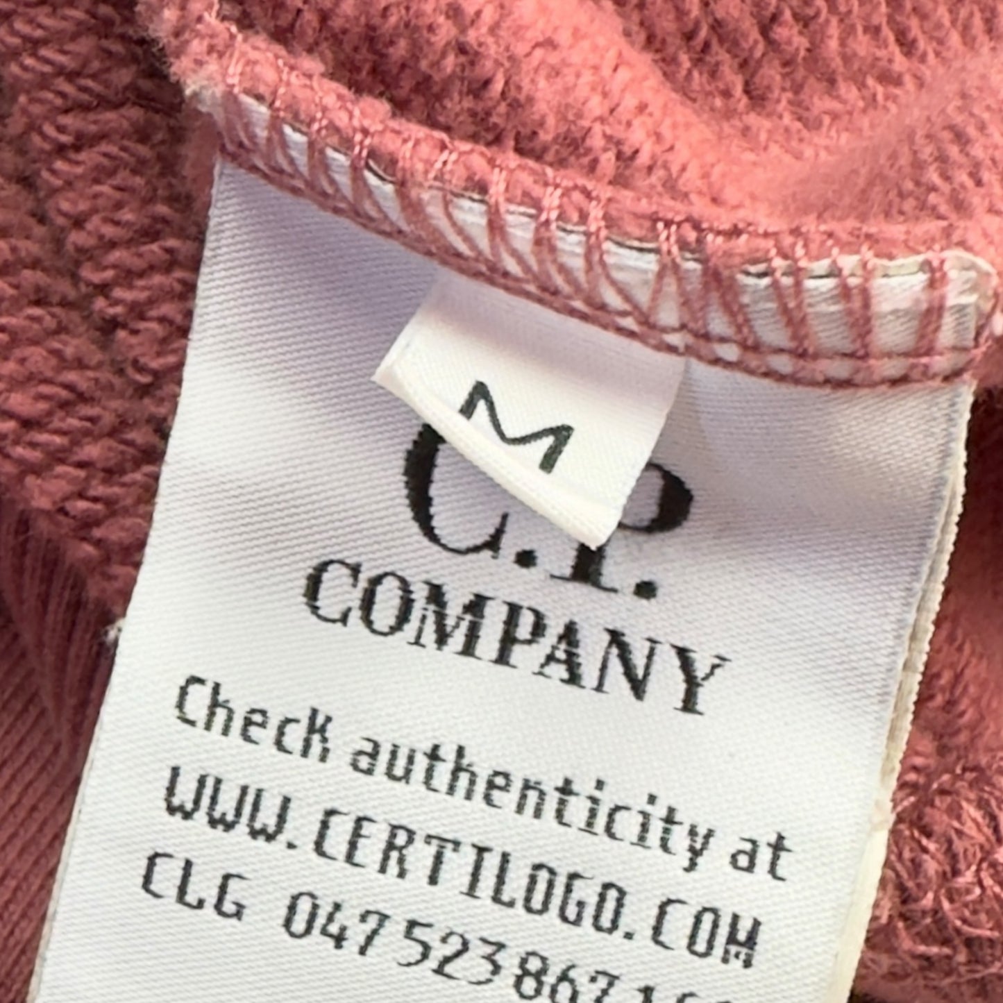 C.P. Company Diagonal Raised Fleece Crewneck Sweater - Rose Taupe