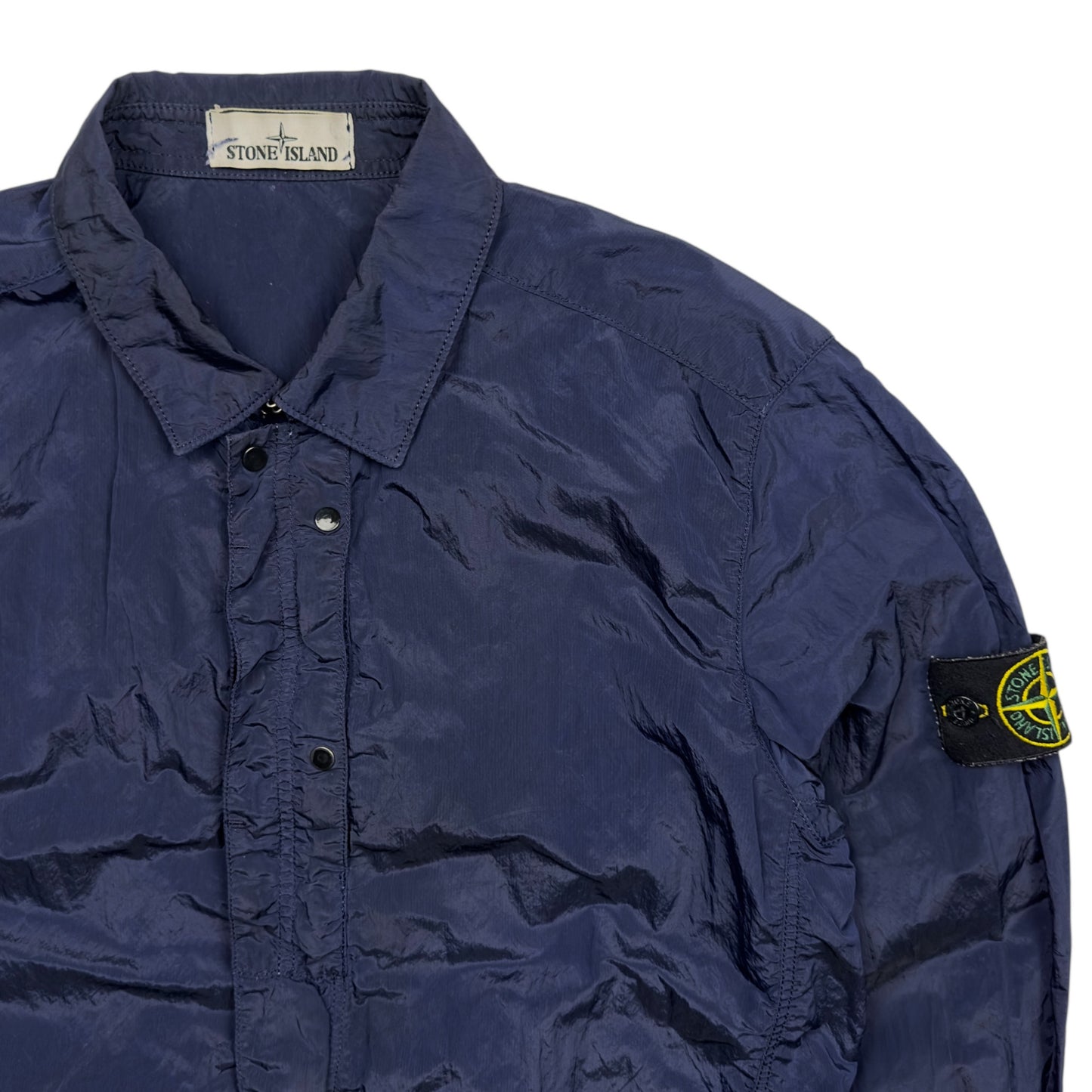 S/S 16 Stone Island Nylon Metal Overshirt - Navy