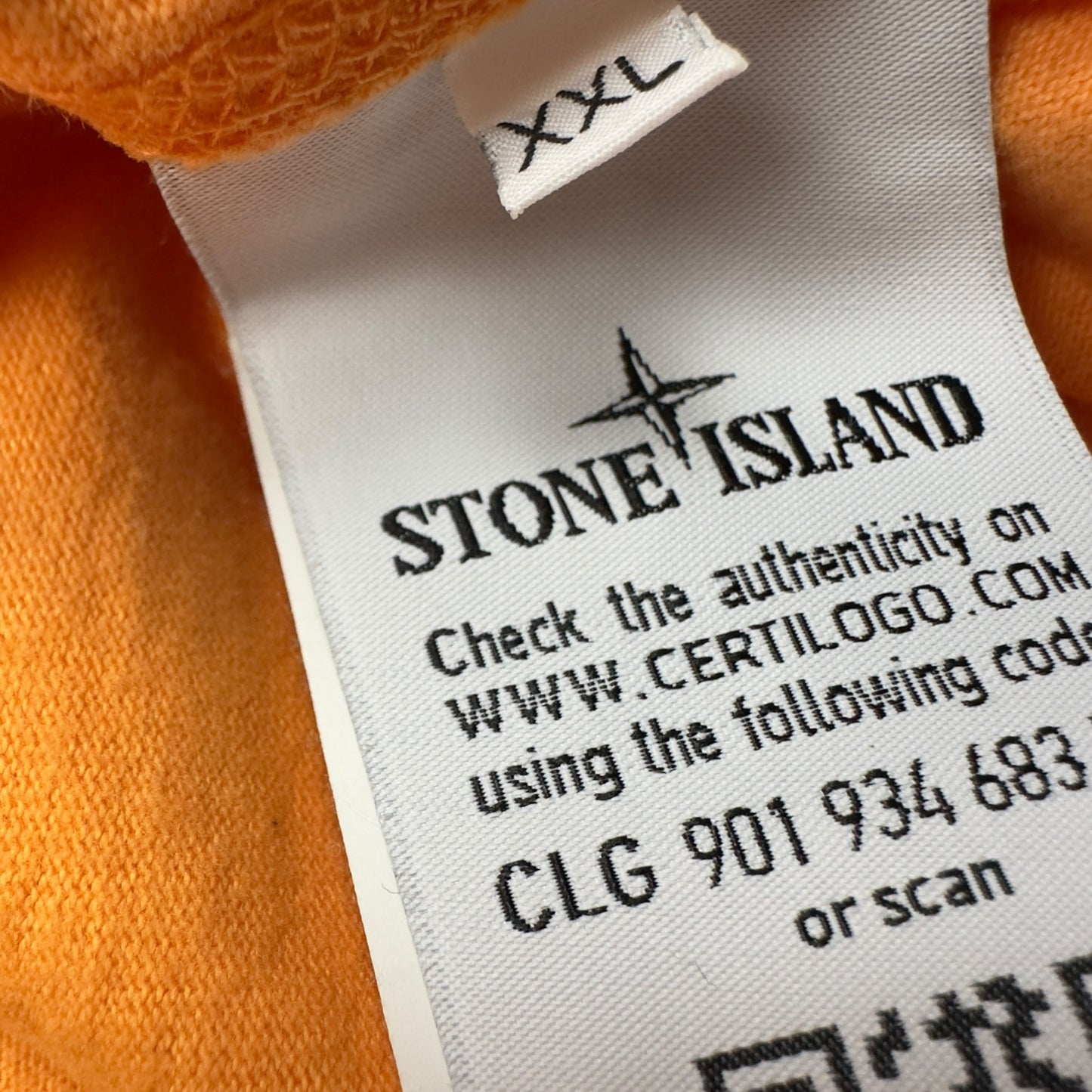 S/S 21 Stone Island Lightweight Cotton Sweater - Orange