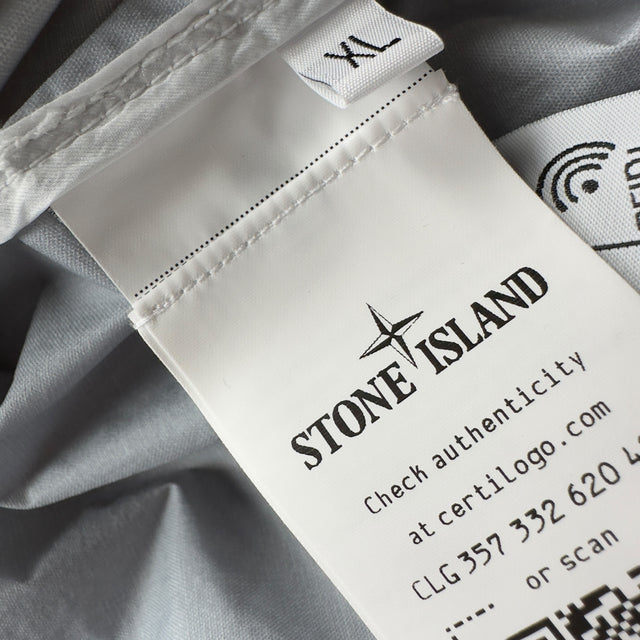 S/S 23 Stone Island Membrana 3L TC Jacket - White
