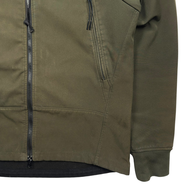 C.P. Company Soft Shell Goggle Jacket - Khaki