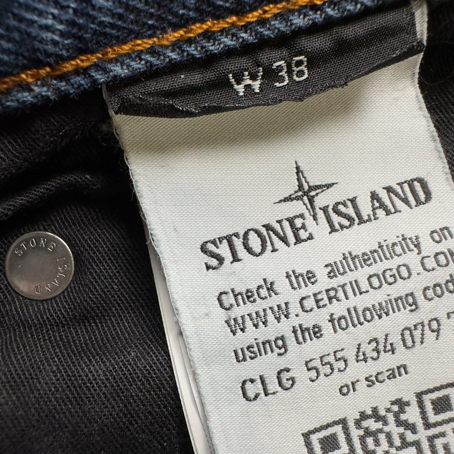 S/S 17 Stone Island Mid Wash Denim Jeans