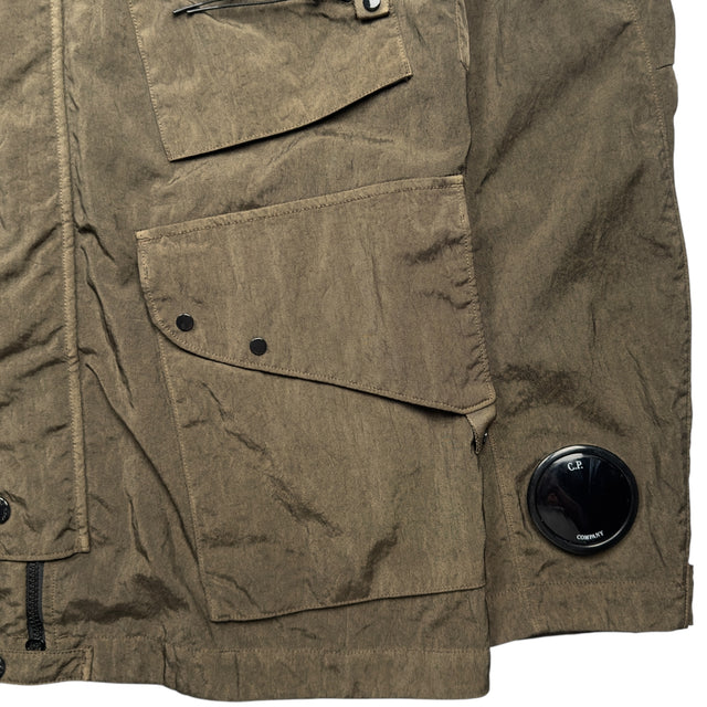 C.P. Company Quartz La Mille Goggle Jacket - Brown
