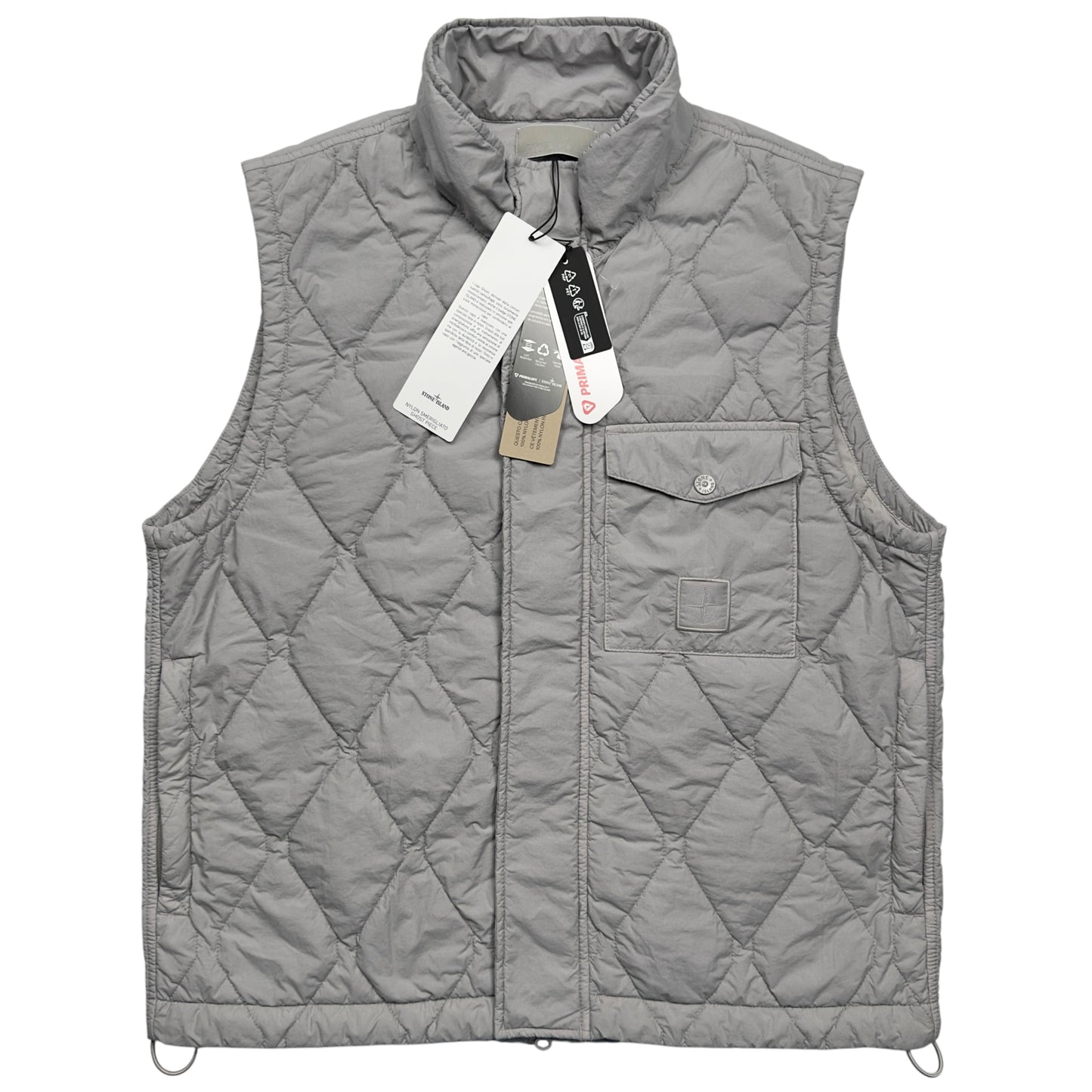S/S 25 Stone Island Ghost Nylon Smerigliato Primaloft Gilet