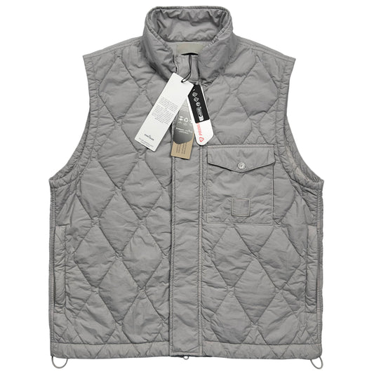 S/S 25 Stone Island Ghost Nylon Smerigliato Primaloft Gilet
