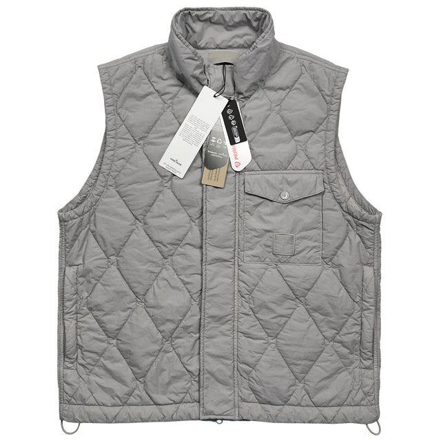 S/S 25 Stone Island Ghost Nylon Smerigliato Primaloft Gilet