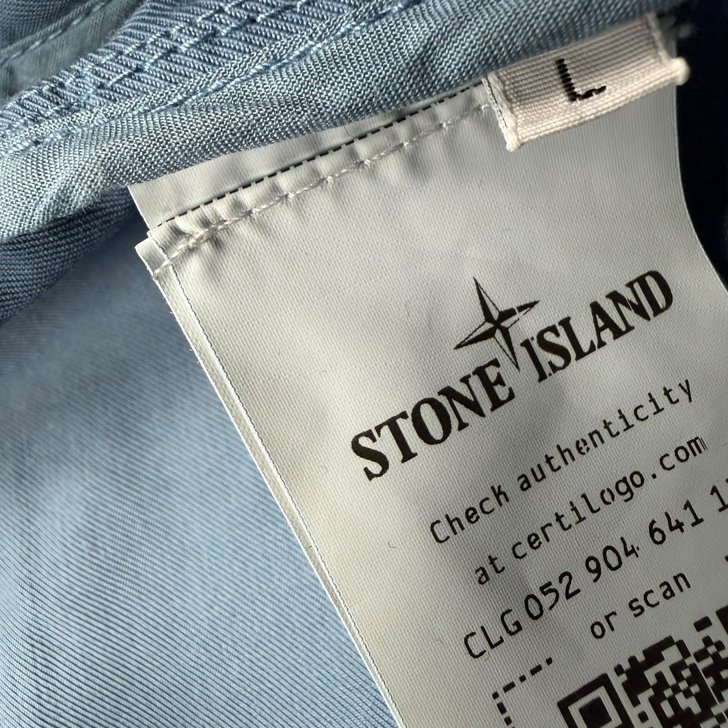 S/S 22 Stone Island Nylon Cotton Batavia 2/2 TC Jacket