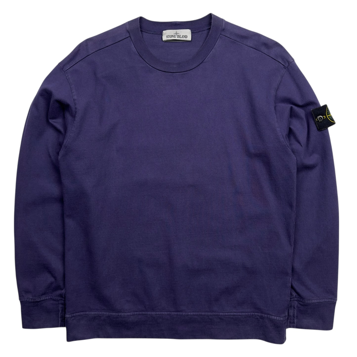 S/S 22 Stone Island Lightweight Crewneck Sweater - Purple