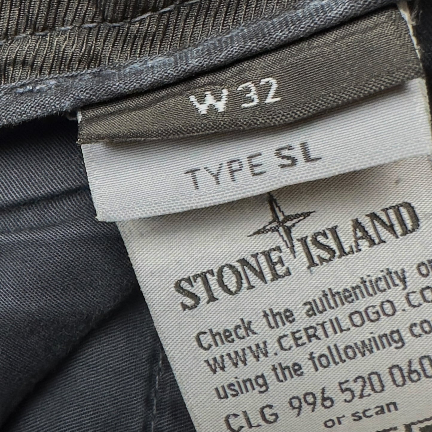 S/S 21 Stone Island Cotton Cargo Shorts 32 SL