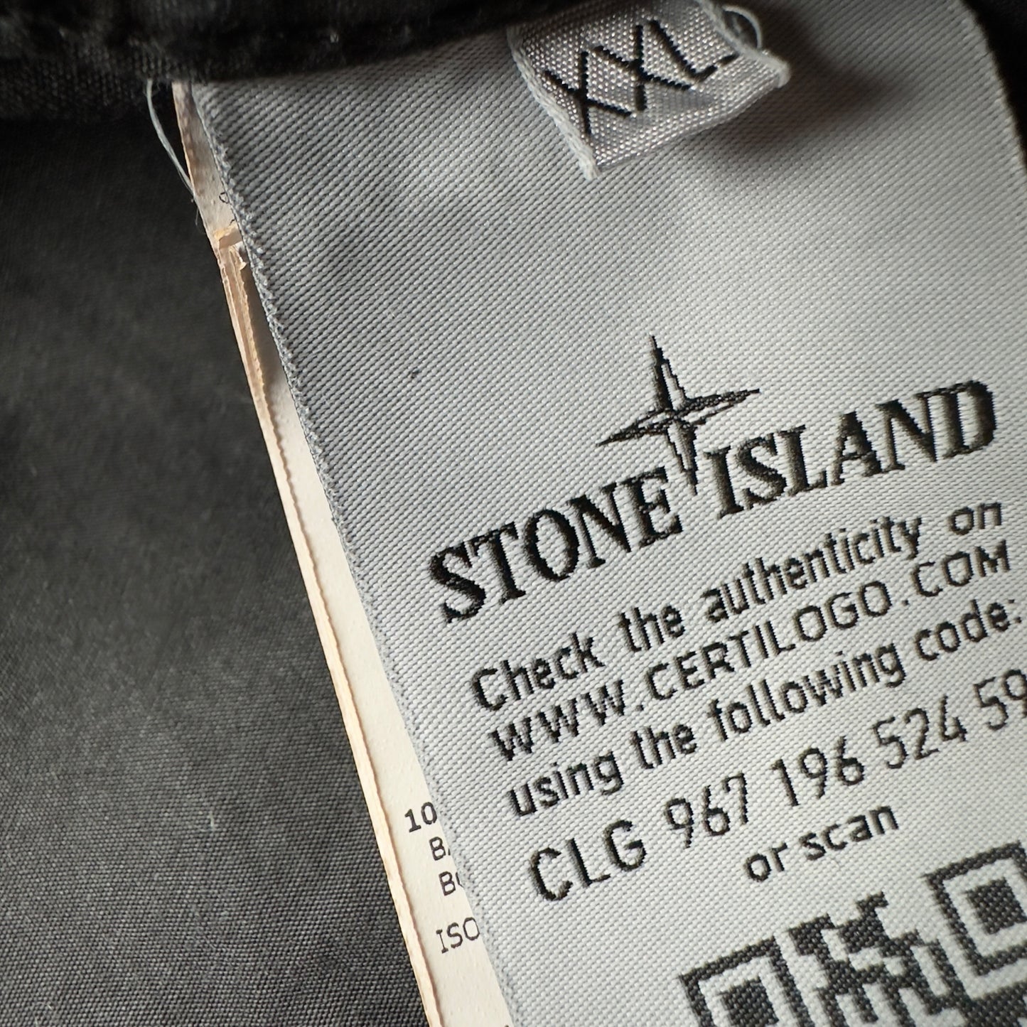 S/S 19 Stone Island Washed Canvas Pocket Overshirt Jacket - Black
