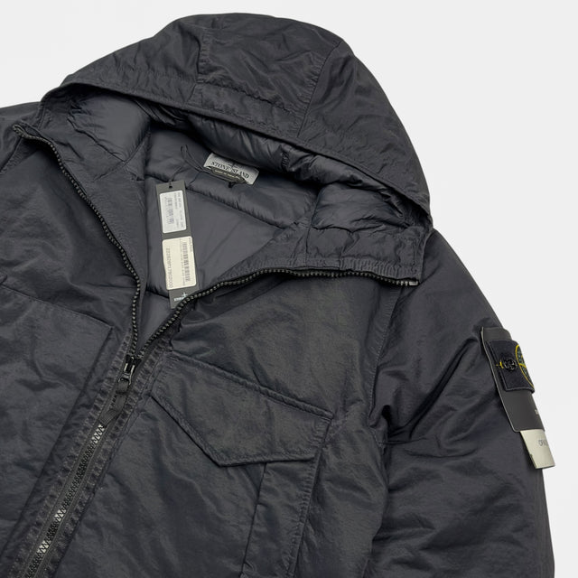A/W 22 Stone Island Opaque Nylon Twill Down-TC Puffer Jacket - Black