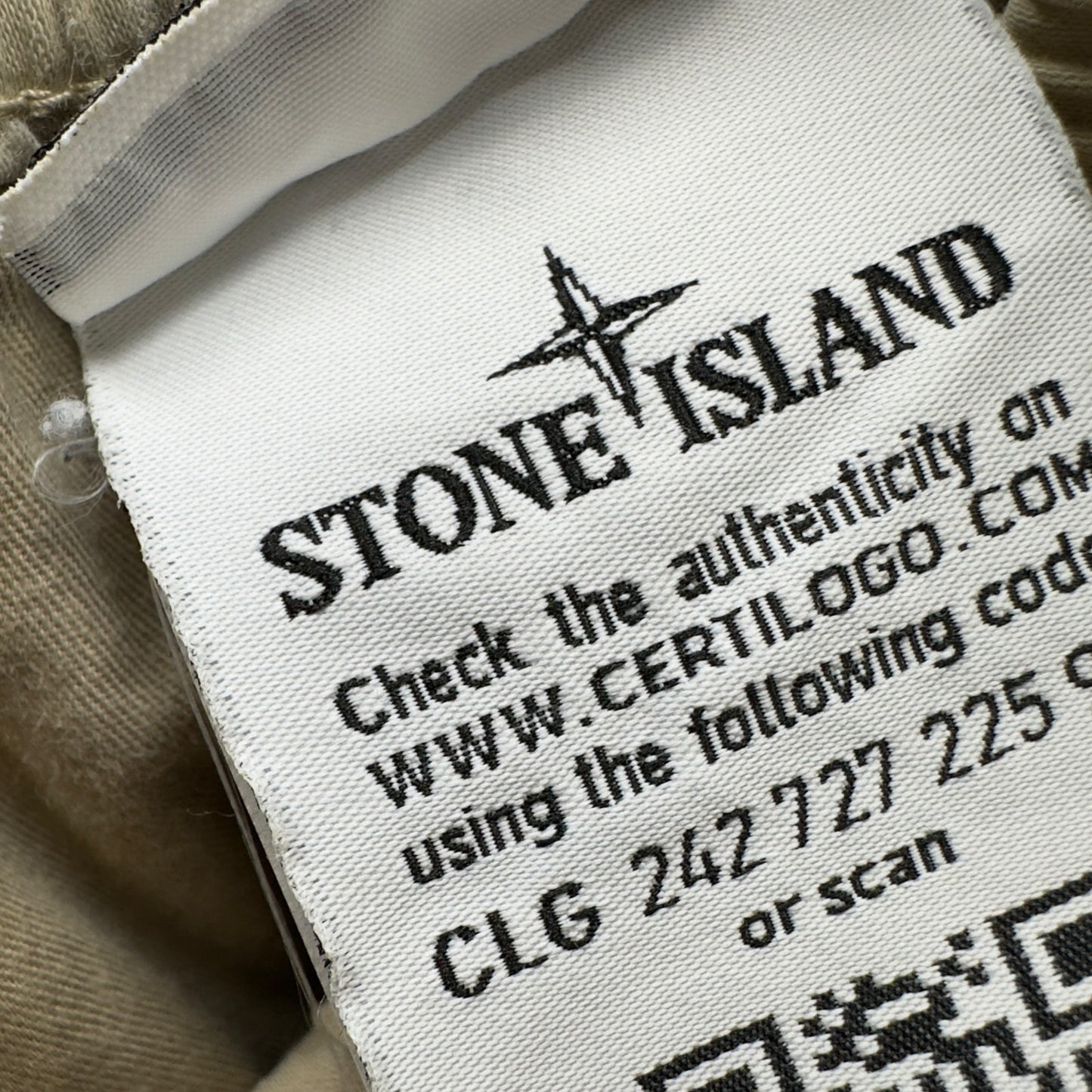 S/S 21 Stone Island Ghost Cargo Trousers - Beige