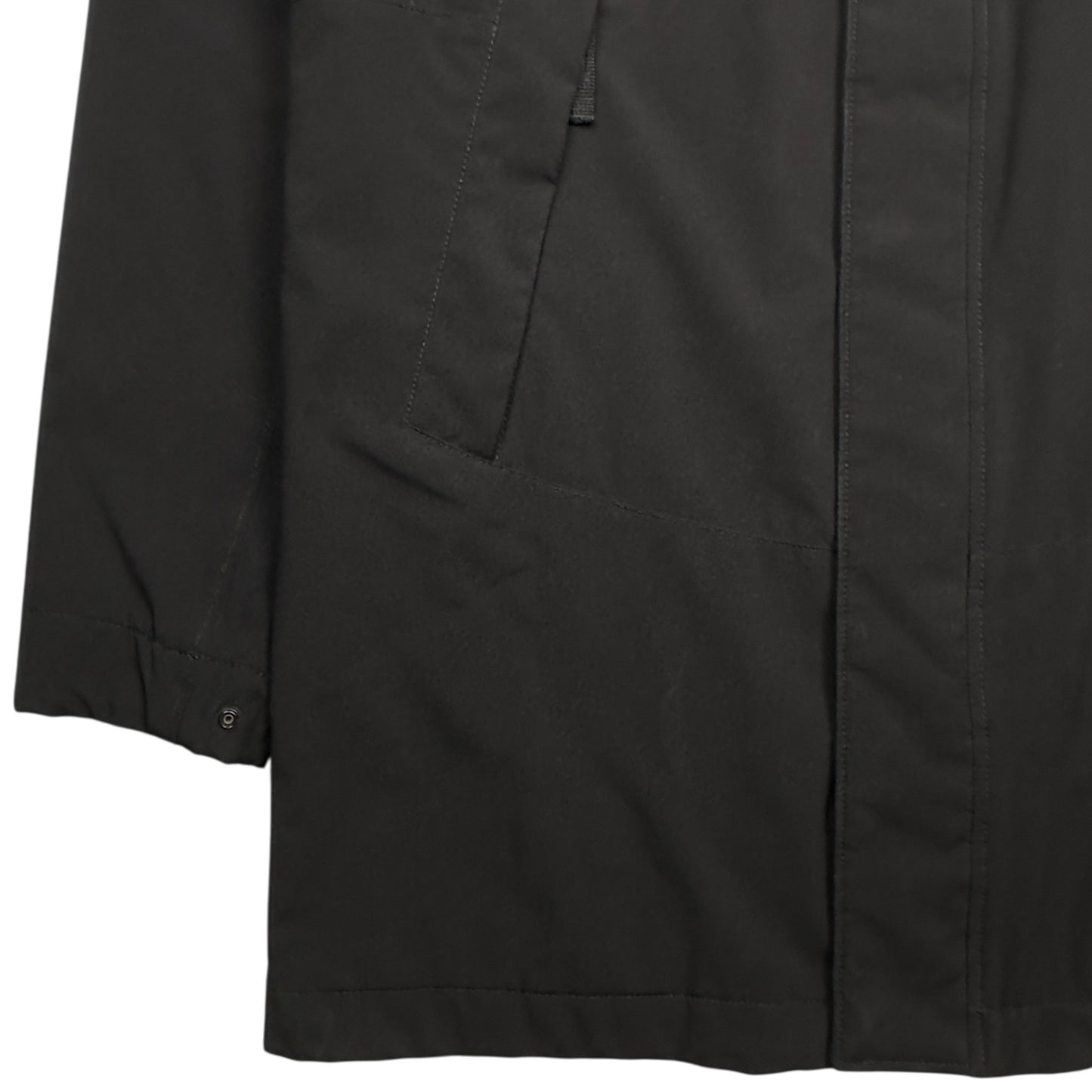 A/W 20 Stone Island Soft Shell Primaloft Car Coat - Black