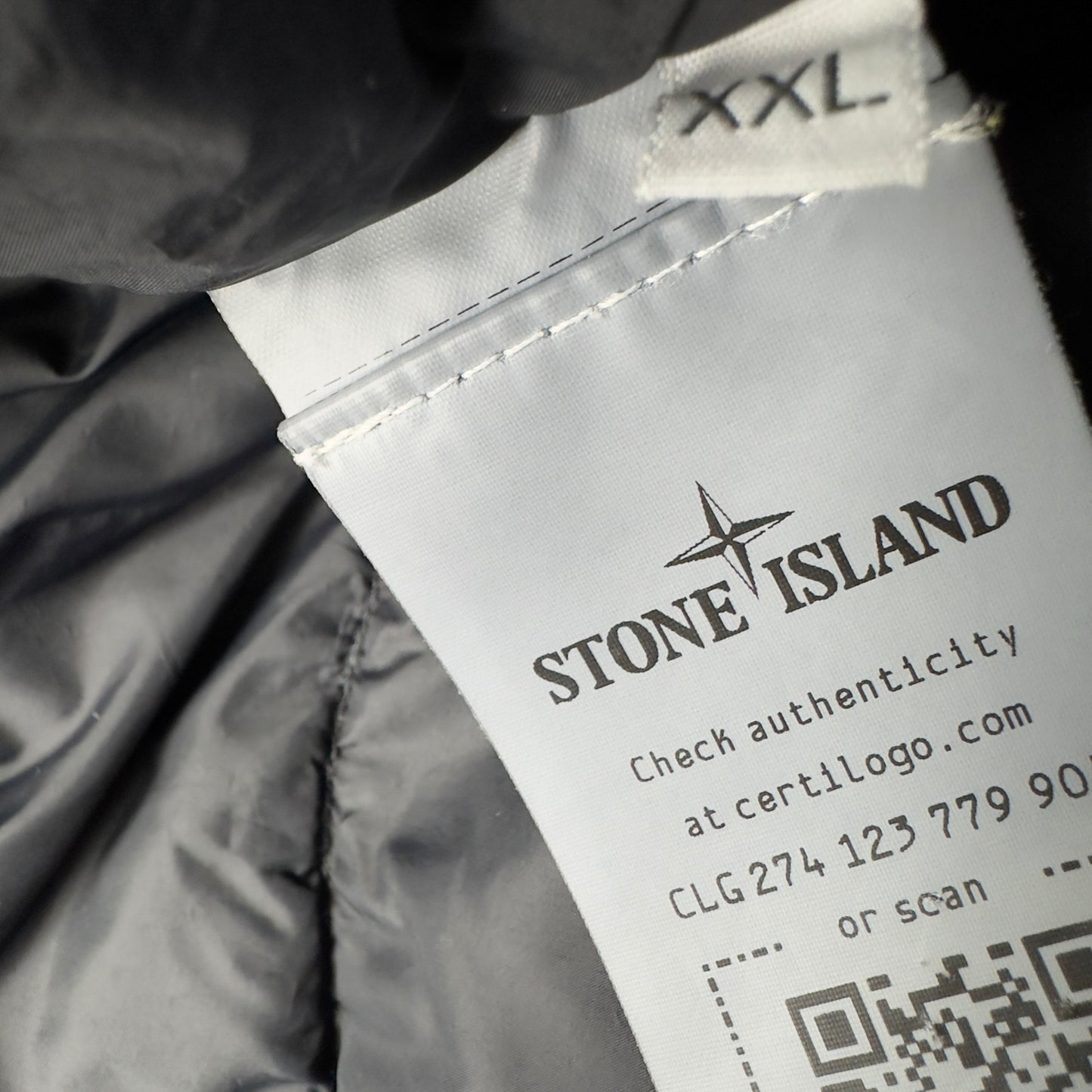 A/W 22 Stone Island Crinkle Reps R-NY Down Gilet - Black