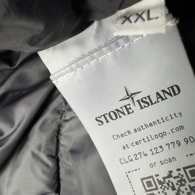 A/W 22 Stone Island Crinkle Reps R-NY Down Gilet - Black