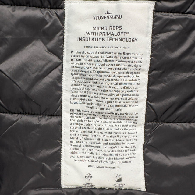 A/W 18 Stone Island Micro Reps with Primaloft Jacket - Black