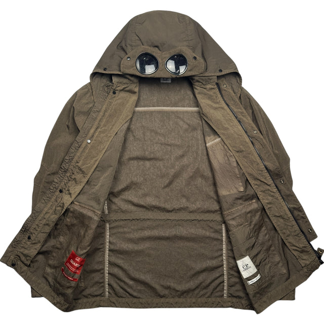 C.P. Company Quartz La Mille Goggle Jacket - Brown