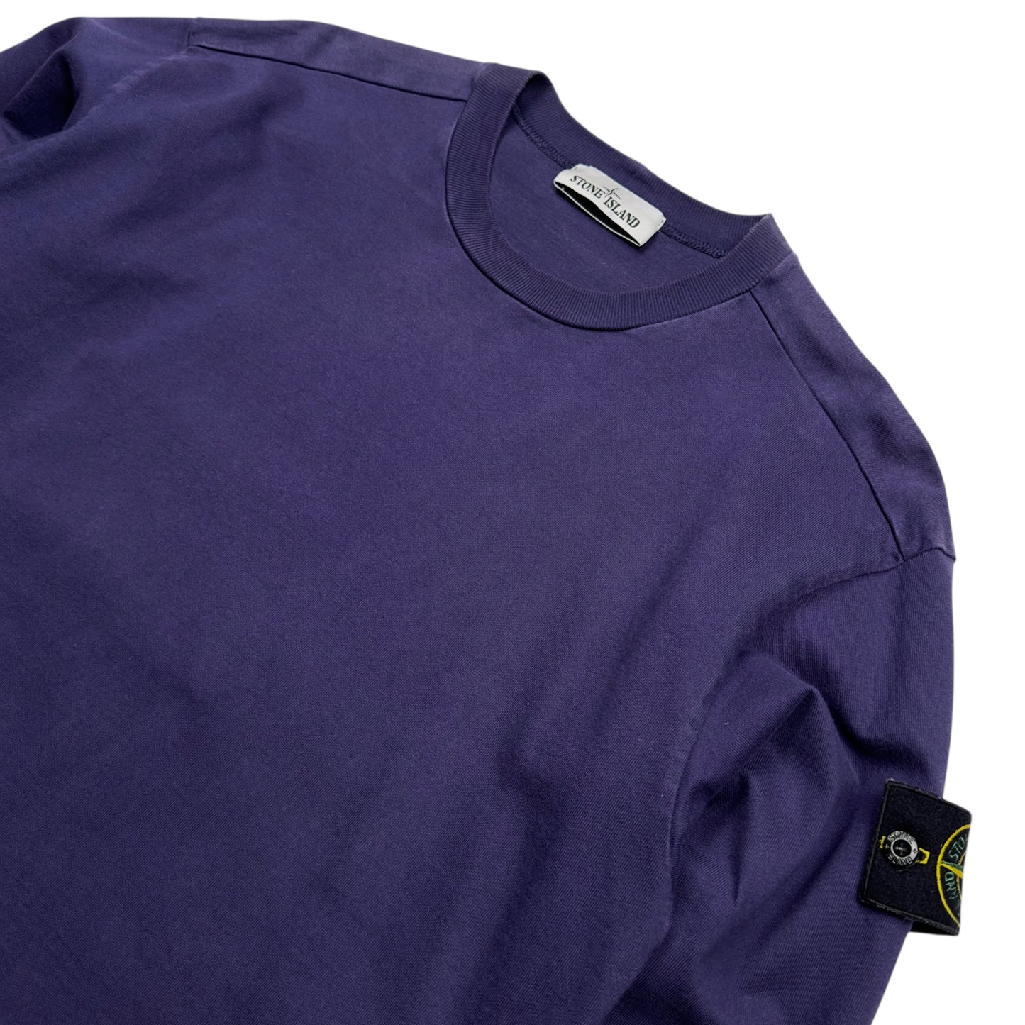 S/S 22 Stone Island Lightweight Crewneck Sweater - Purple