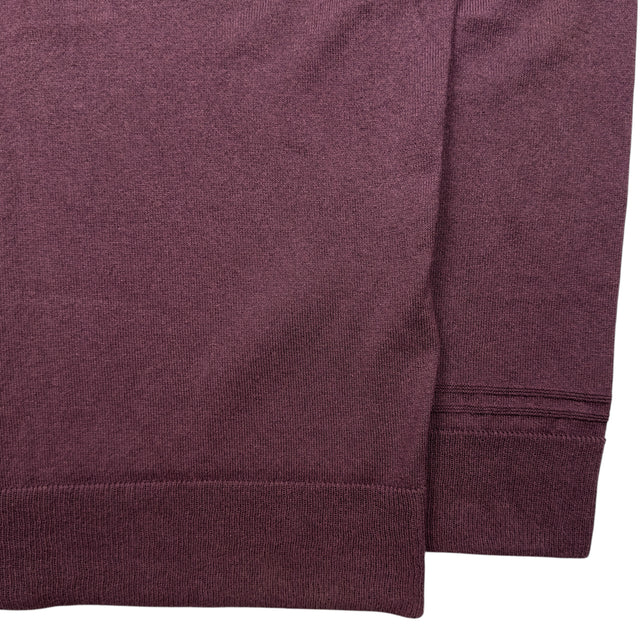 S/S 21 Stone Island Light Knit Sweater - Burgundy