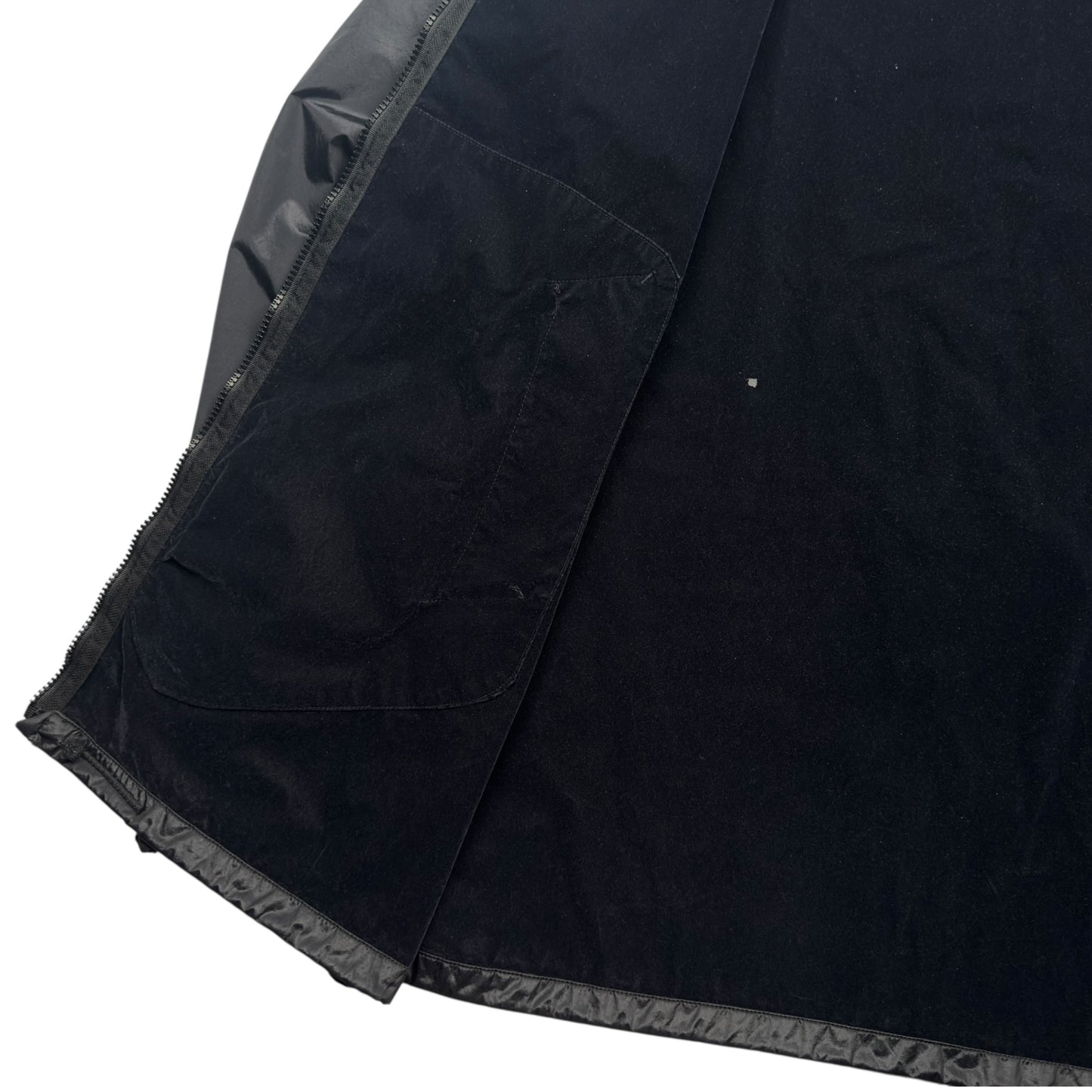 A/W 08 Stone Island Nylon Metal Flock Jacket - Black