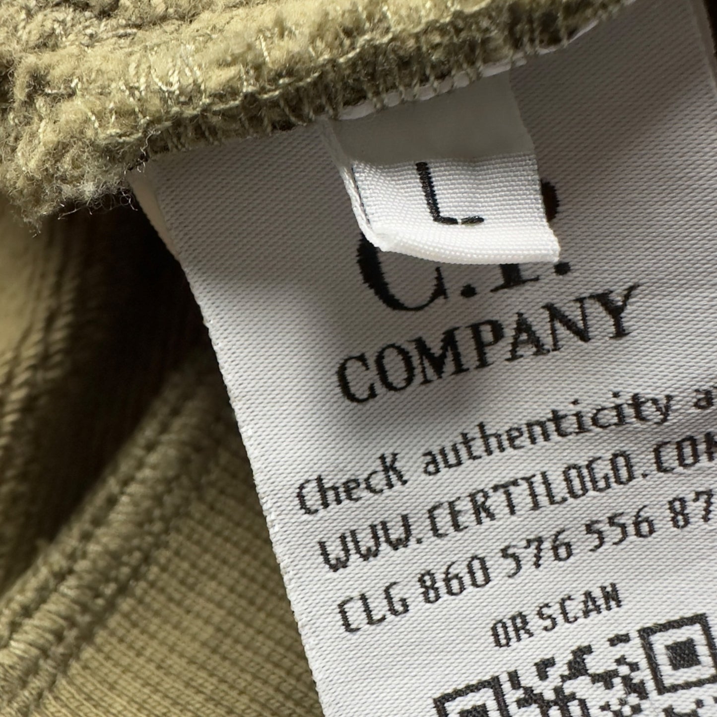 C.P. Company Quarter Zip Sweater - Tan